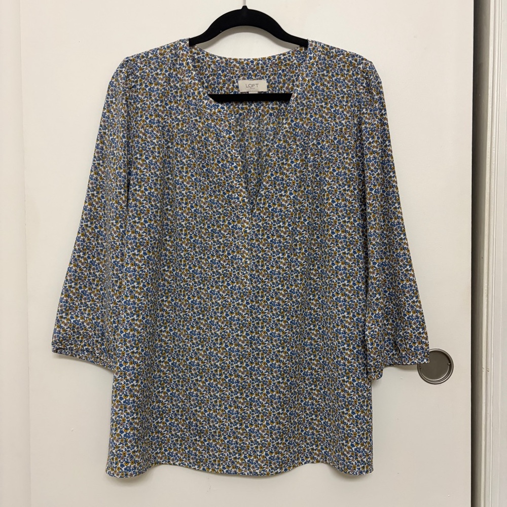 LOFT Outlet floral blouse